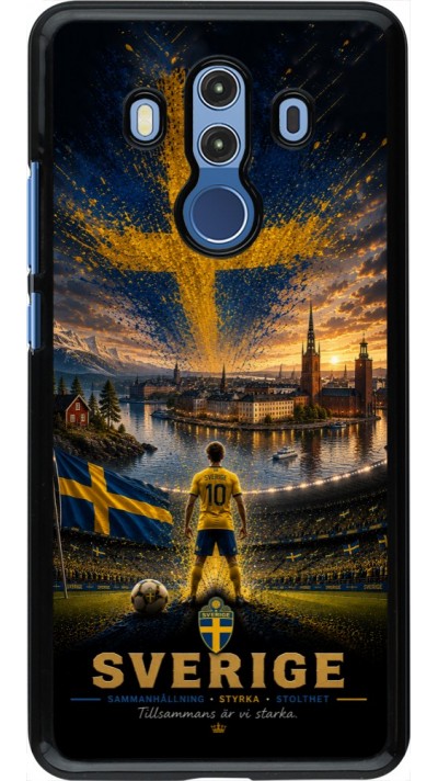 Huawei Mate 10 Pro Case Hülle - Fussball Schweden splash 2026