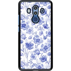 Coque Huawei Mate 10 Pro - Spring 23 watercolor blue flowers