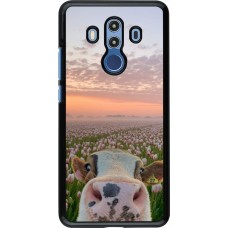 Huawei Mate 10 Pro Case Hülle - Cow with tulips Spring 2026
