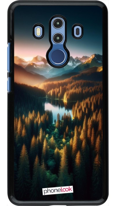 Coque Huawei Mate 10 Pro - Sunset Forest Lake