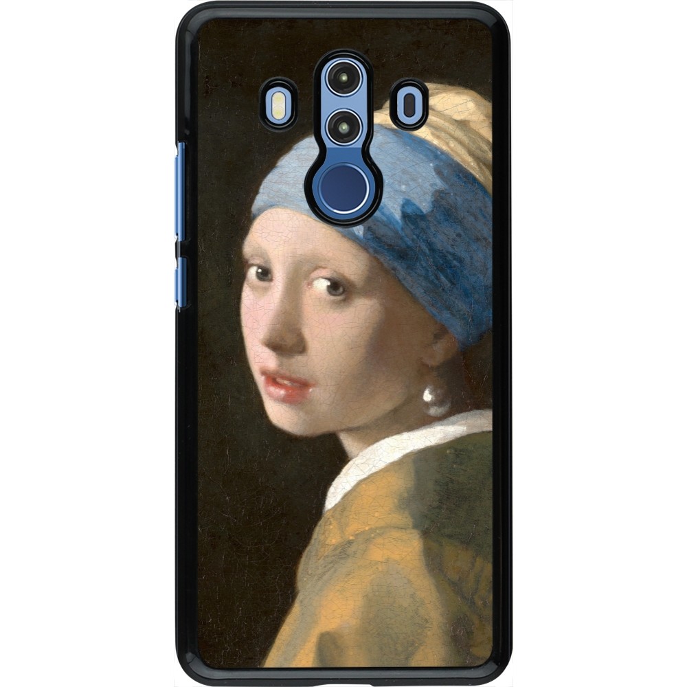 Coque Huawei Mate 10 Pro - Tableau art - La Jeune fille à la perle - Johannes Vermeer