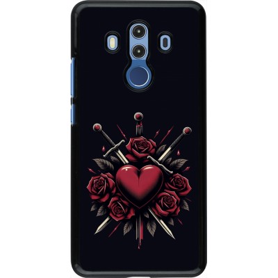 Huawei Mate 10 Pro Case Hülle - Valentine 2024 gothic love