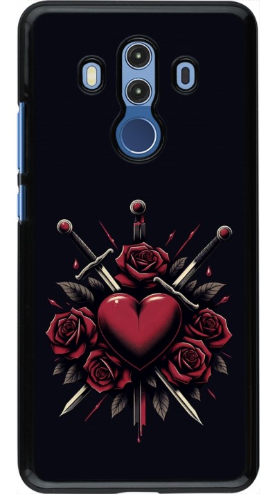 Huawei Mate 10 Pro Case Hülle - Valentine 2024 gothic love