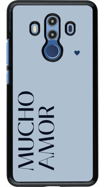 Huawei Mate 10 Pro Case Hülle - Valentine 2024 mucho amor azul