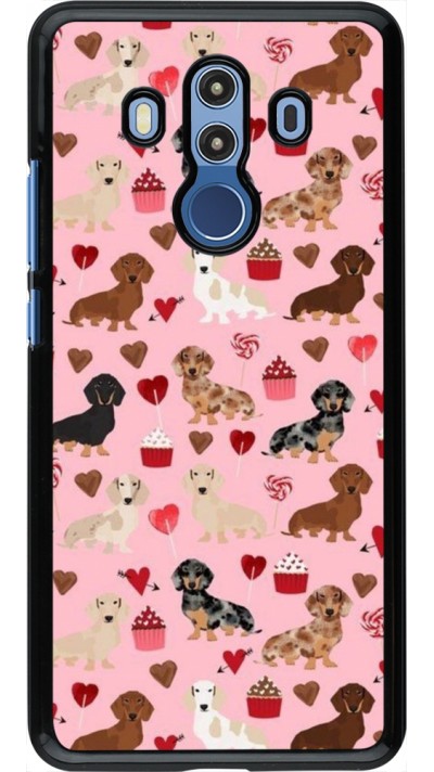 Huawei Mate 10 Pro Case Hülle - Valentine 2024 puppy love