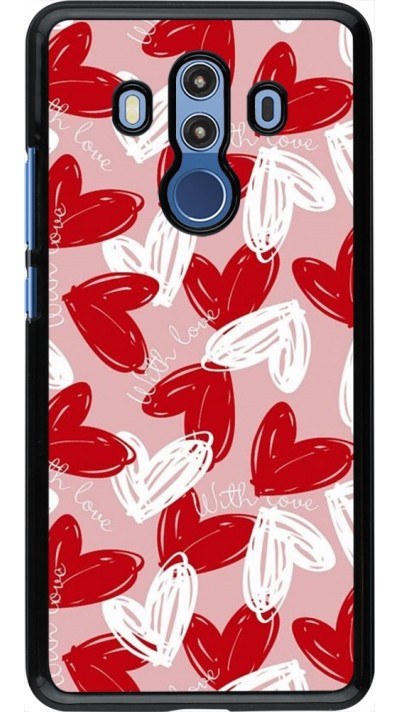 Huawei Mate 10 Pro Case Hülle - Valentine 2024 with love heart