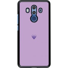 Huawei Mate 10 Pro Case Hülle - Valentine 2023 purpule single heart