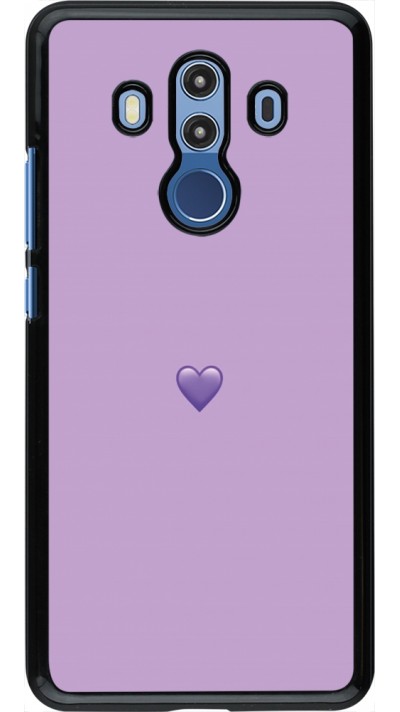 Coque Huawei Mate 10 Pro - Valentine 2023 purpule single heart