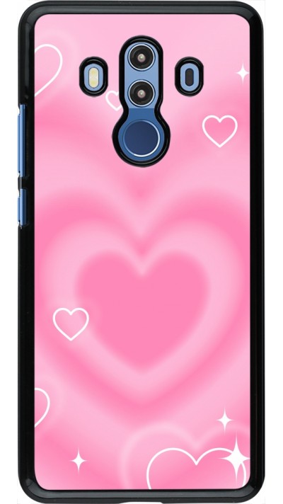 Coque Huawei Mate 10 Pro - Valentine 2023 degraded pink hearts