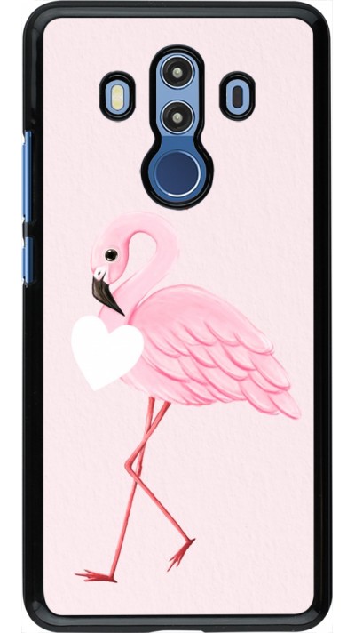 Coque Huawei Mate 10 Pro - Valentine 2023 flamingo hearts