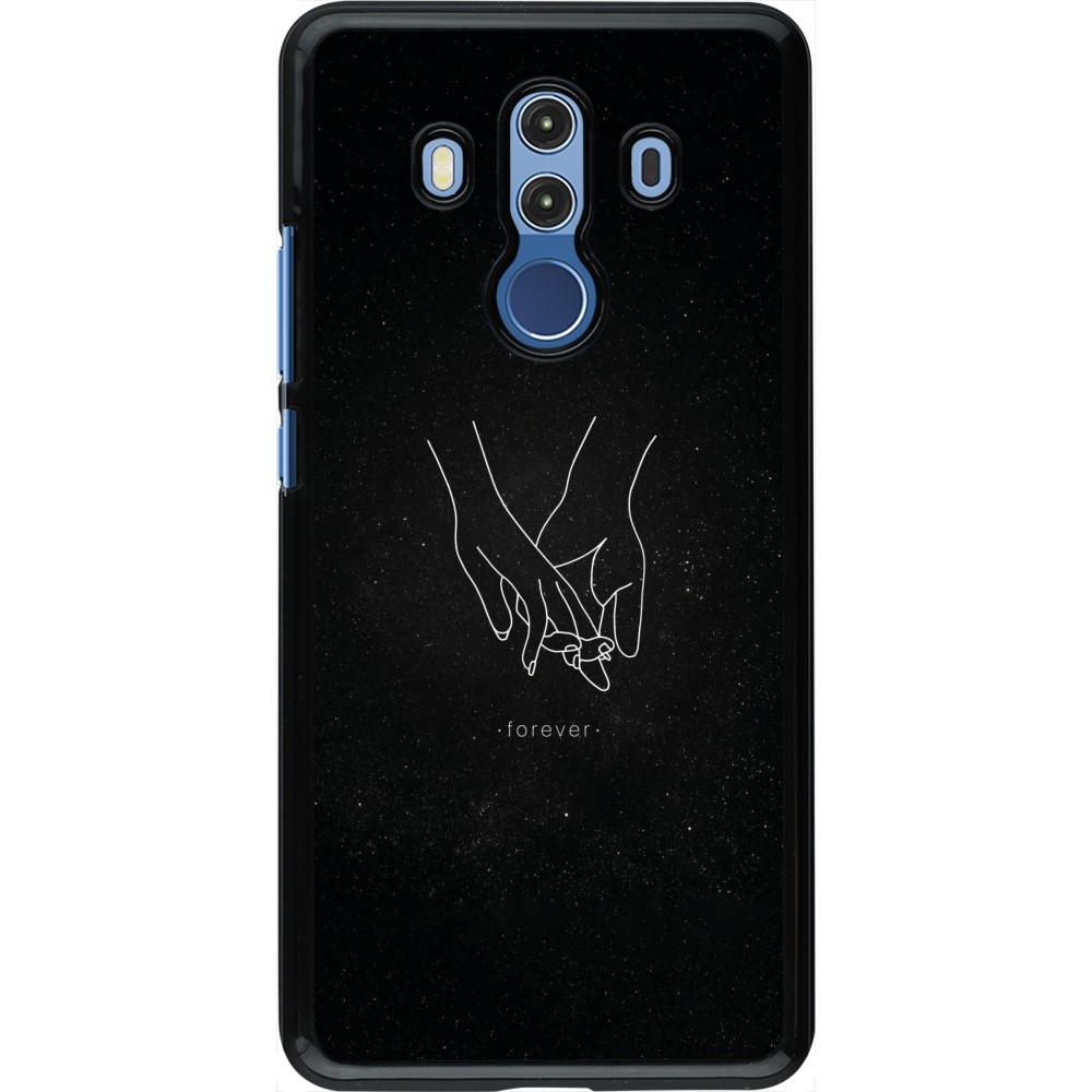 Huawei Mate 10 Pro Case Hülle - Valentine 2023 hands forever