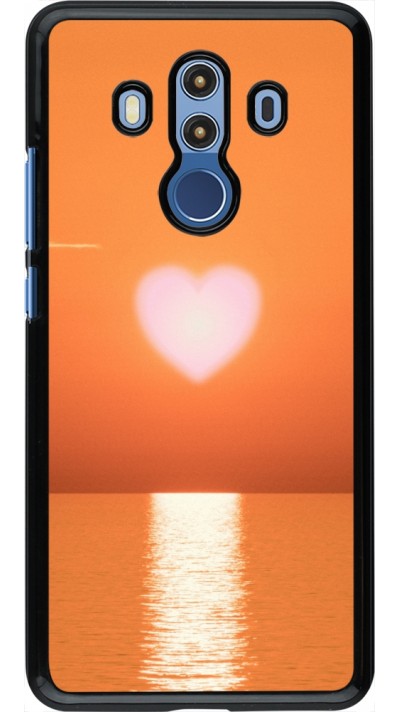 Coque Huawei Mate 10 Pro - Valentine 2023 heart orange sea