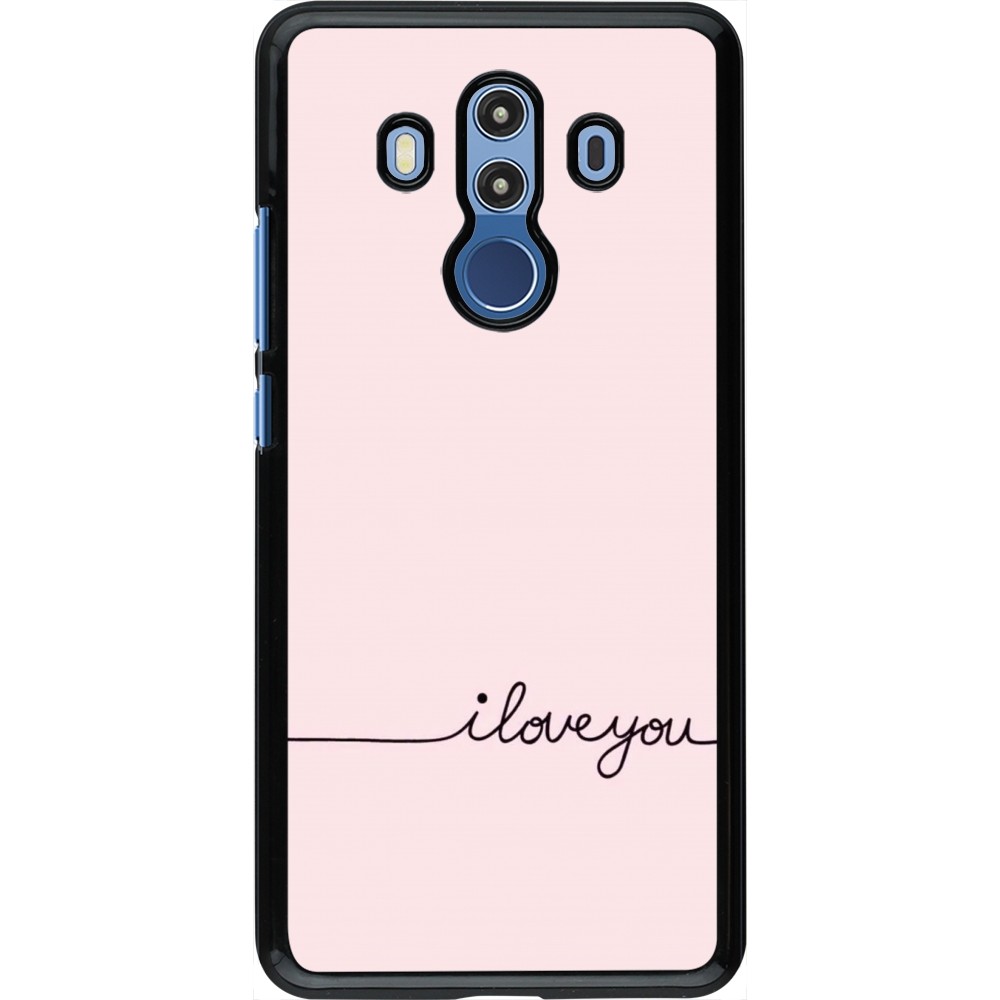 Coque Huawei Mate 10 Pro - Valentine 2023 i love you writing