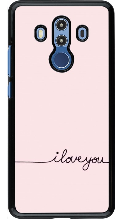 Huawei Mate 10 Pro Case Hülle - Valentine 2023 i love you writing