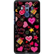 Huawei Mate 10 Pro Case Hülle - Valentine 2023 love symbols