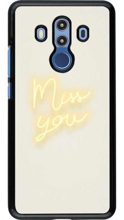 Coque Huawei Mate 10 Pro - Valentine 2023 neon miss you