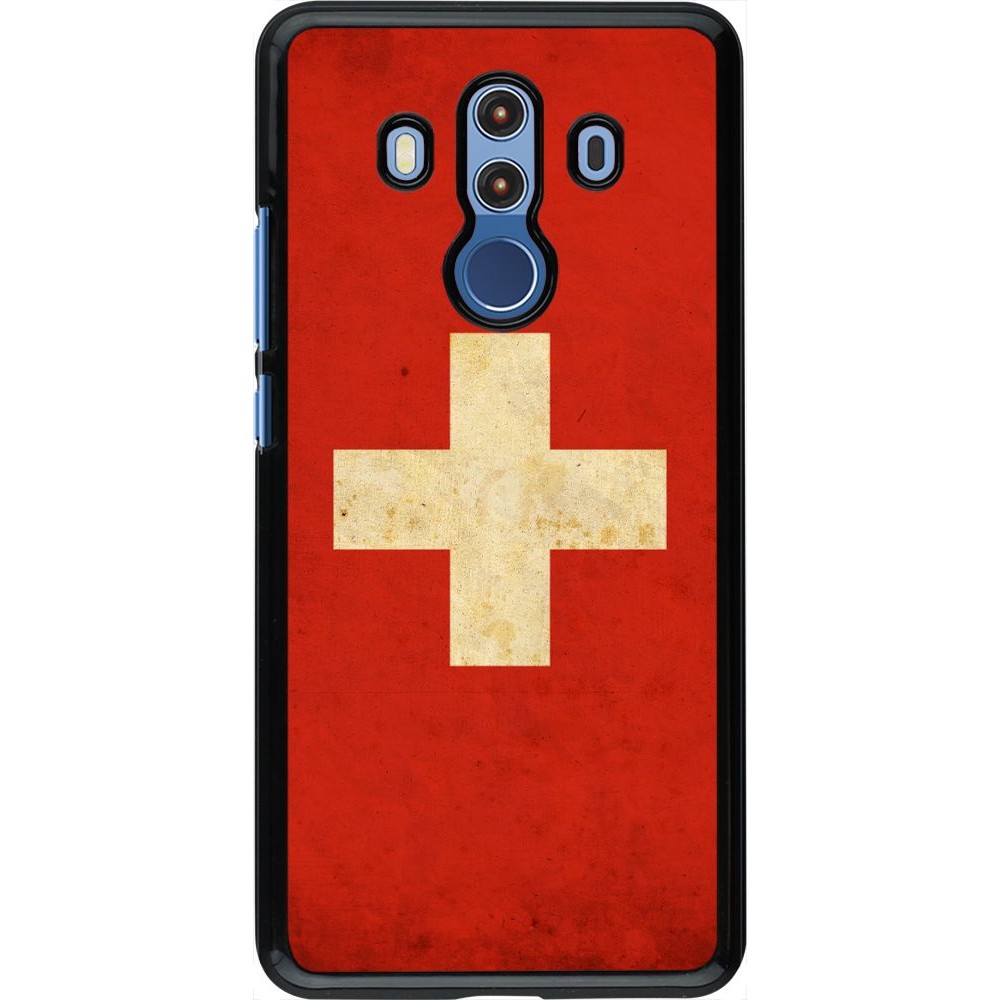 Coque Huawei Mate 10 Pro - Vintage Flag SWISS