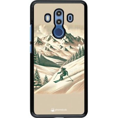 Coque Huawei Mate 10 Pro - Vintage Ski Mountain