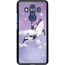 Hülle Huawei Mate 10 Pro - Whale in sparking stars