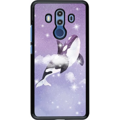 Hülle Huawei Mate 10 Pro - Whale in sparking stars