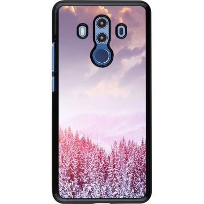 Huawei Mate 10 Pro Case Hülle - Winter 22 Pink Forest