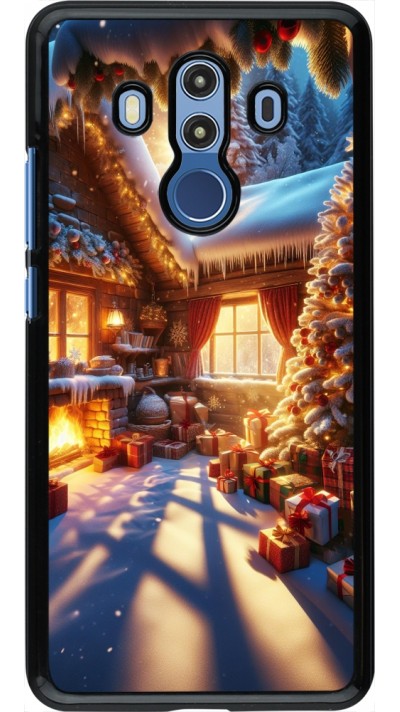 Huawei Mate 10 Pro Case Hülle - Weihnachten Chalet Feerie