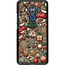 Huawei Mate 10 Pro Case Hülle - Weihnachten 2023 Mikromuster
