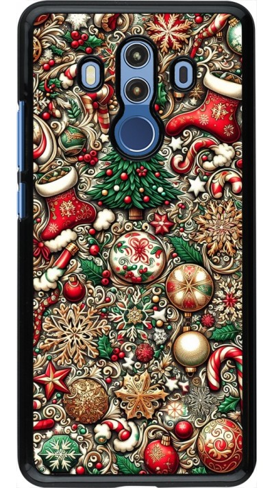 Huawei Mate 10 Pro Case Hülle - Weihnachten 2023 Mikromuster