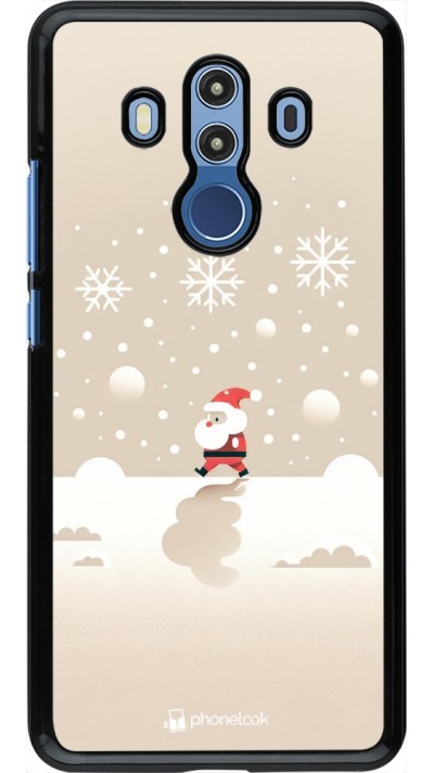Coque Huawei Mate 10 Pro - Noël 2023 Minimalist Santa