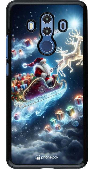Coque Huawei Mate 10 Pro - Noël 2023 Père Noël enchanté