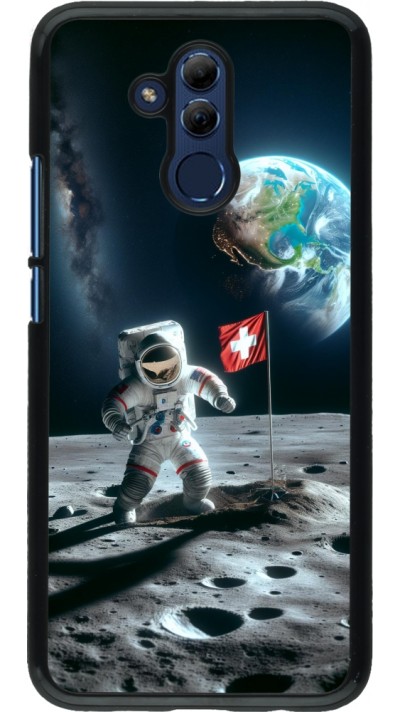 Coque Huawei Mate 20 Lite - Astro Suisse sur lune