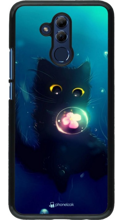 Hülle Huawei Mate 20 Lite - Cute Cat Bubble