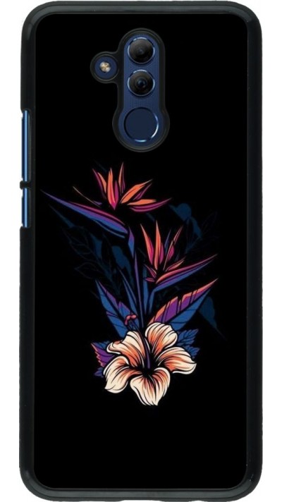 Hülle Huawei Mate 20 Lite - Dark Flowers
