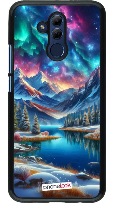 Coque Huawei Mate 20 Lite - Fantasy Mountain Lake Sky Stars