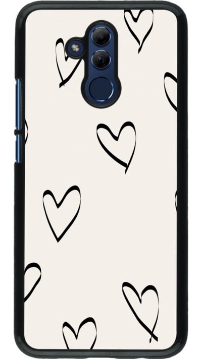 Coque Huawei Mate 20 Lite - Valentine 2023 minimalist hearts