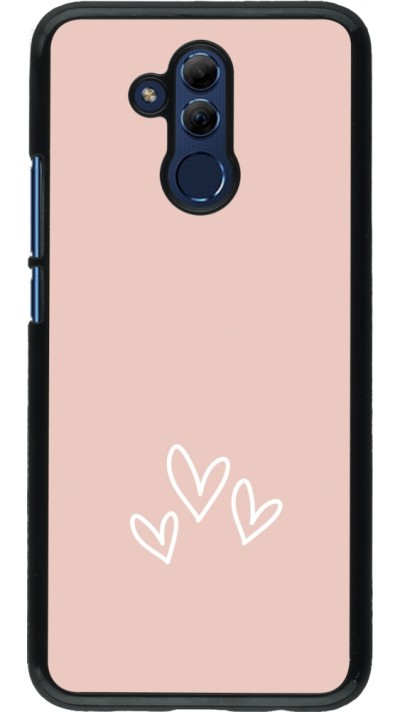 Coque Huawei Mate 20 Lite - Valentine 2023 three minimalist hearts
