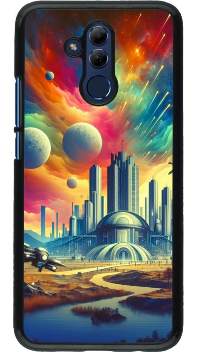 Coque Huawei Mate 20 Lite - Ville extra-dôme futuriste