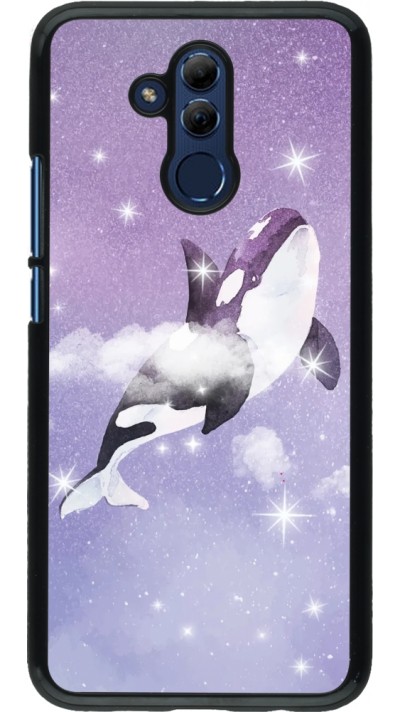 Coque Huawei Mate 20 Lite - Whale in sparking stars