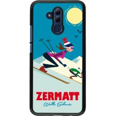 Huawei Mate 20 Lite Case Hülle - Zermatt Ski Downhill
