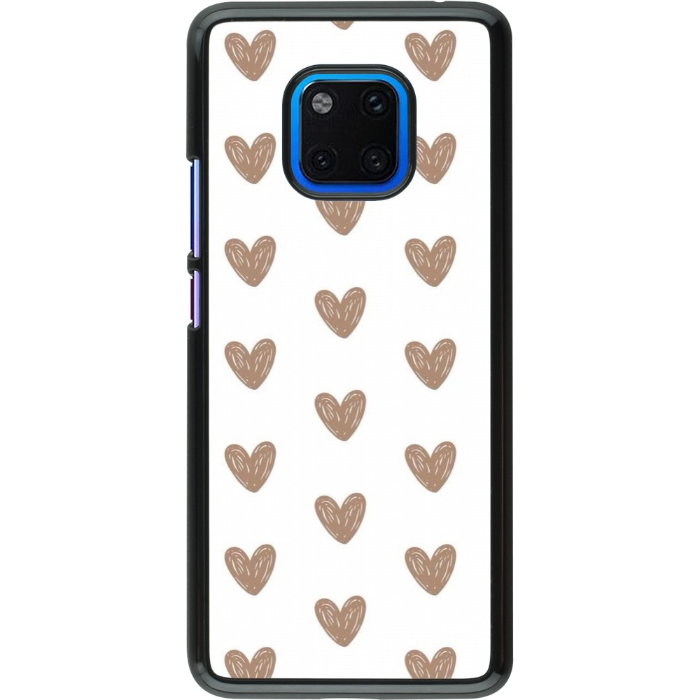 Coque Huawei Mate 20 Pro - Autumn 2024 brown hearts