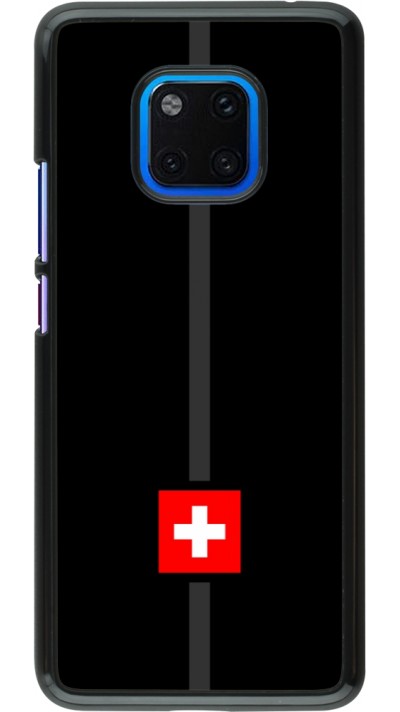 Huawei Mate 20 Pro Case Hülle - Kanton CH schwarz