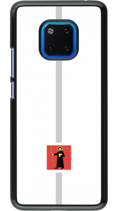 Huawei Mate 20 Pro Case Hülle - Kanton GL weiss