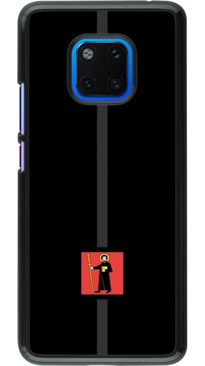 Huawei Mate 20 Pro Case Hülle - Kanton GL schwarz
