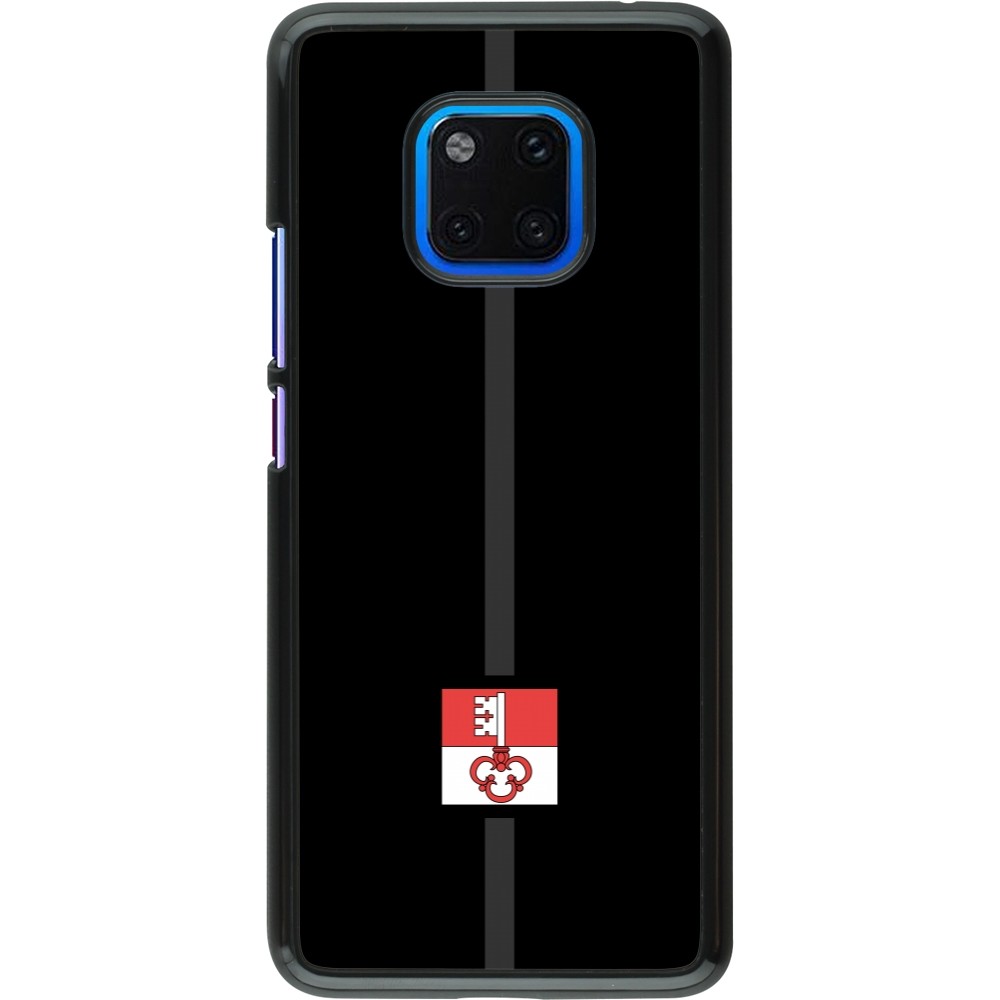 Huawei Mate 20 Pro Case Hülle - Kanton OW schwarz
