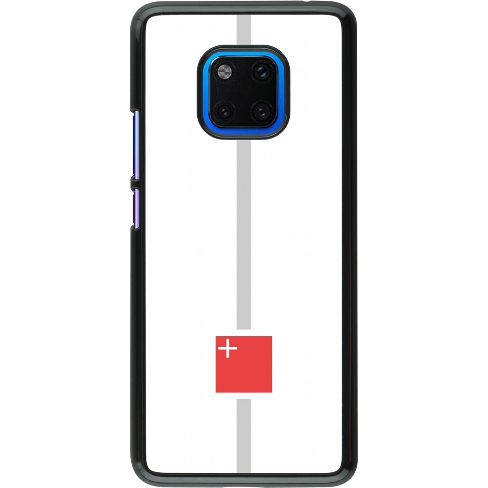 Huawei Mate 20 Pro Case Hülle - Kanton SZ weiss