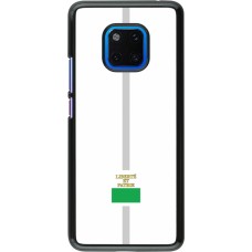 Coque Huawei Mate 20 Pro - Canton VD blanc
