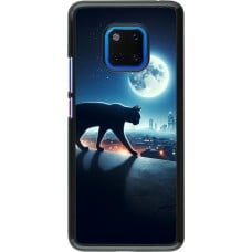 Huawei Mate 20 Pro Case Hülle - Schwarze Katze unter dem Vollmond