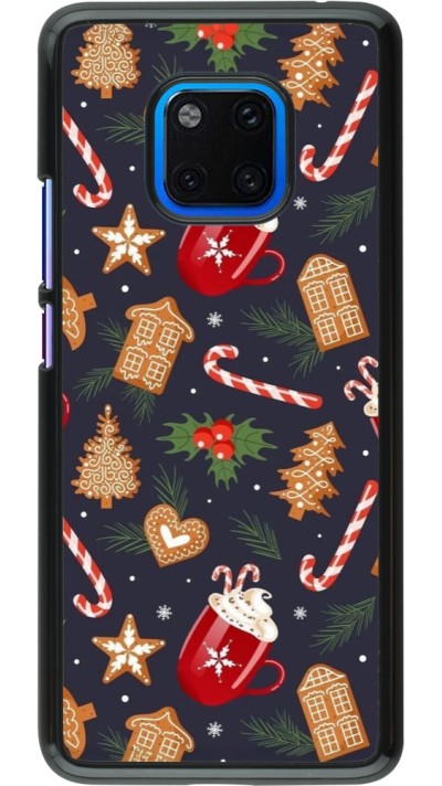 Huawei Mate 20 Pro Case Hülle - Christmas 25 Pattern Gingerbread House