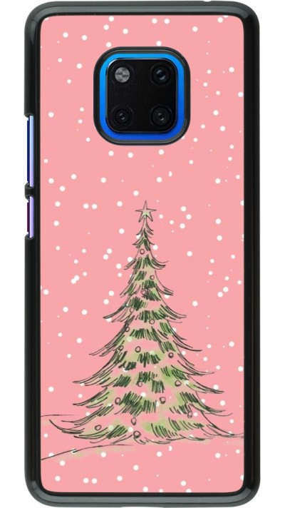 Huawei Mate 20 Pro Case Hülle - Christmas 25 Pink Tree