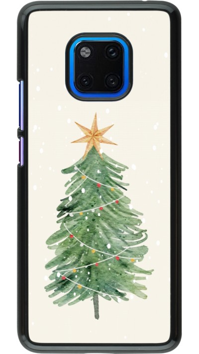 Huawei Mate 20 Pro Case Hülle - Christmas 25 Sketch Tree